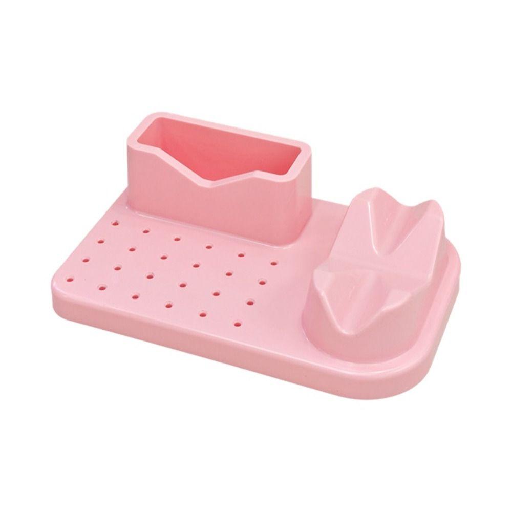 Grinder Rack Multi-Hole Nail Drill Bit Organizer for Home & Salon Use