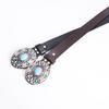 Ethnic Turquoise Leather Waist Belt for Horse Riding - Middle East Exclusive