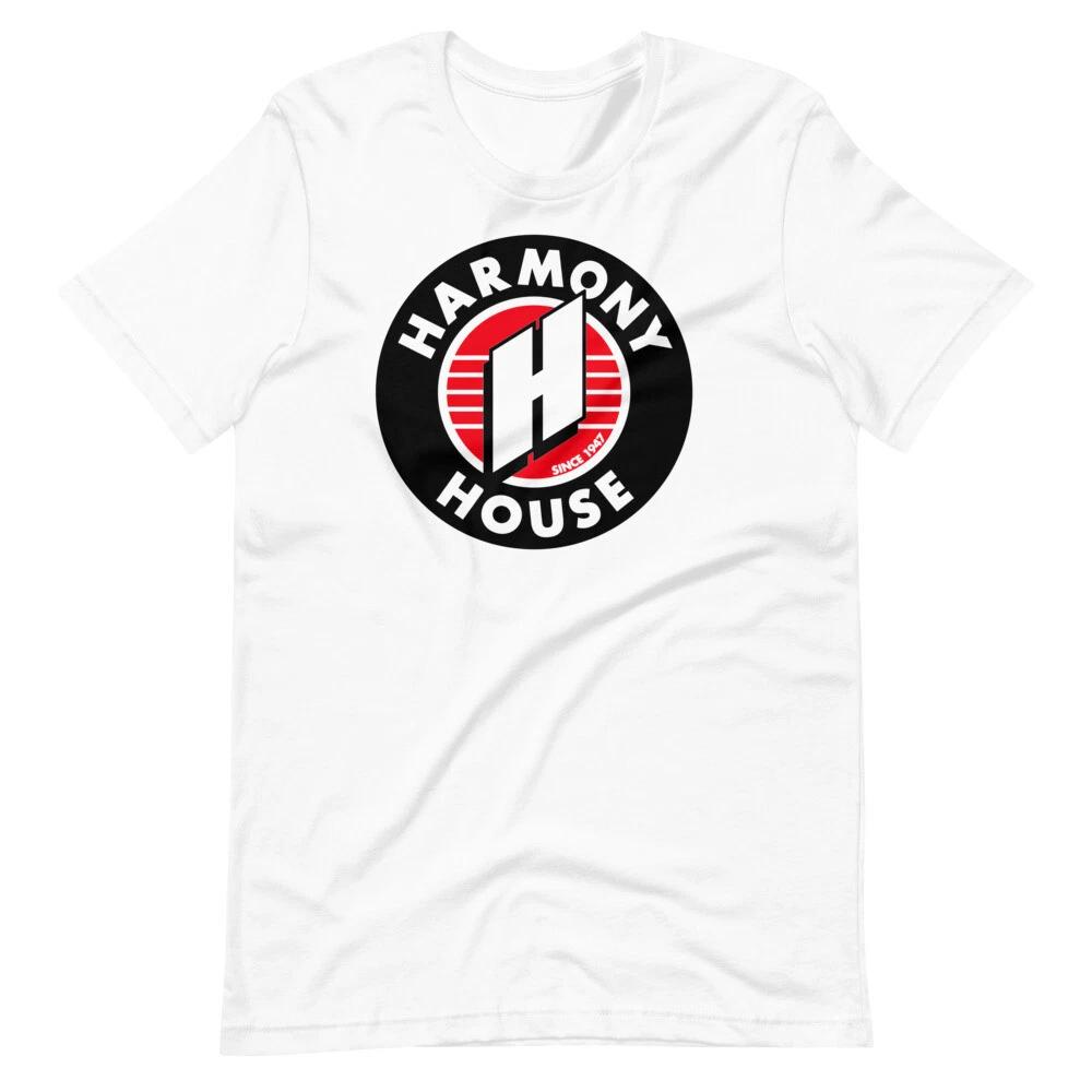 HARMONY HOUSE Record Tape Store Vintage Style Short-Sleeve Unisex T-Shirt 2XL