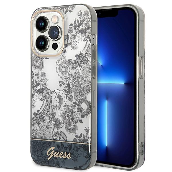 Guess Guhcp14Xhgplhg Iphone 14 Pro Max6,7 Szary/Grey Hardcase Porcelain Collection