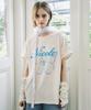 Nigaennikol Nicole Butterfly Sleeve Top_Beige Blue