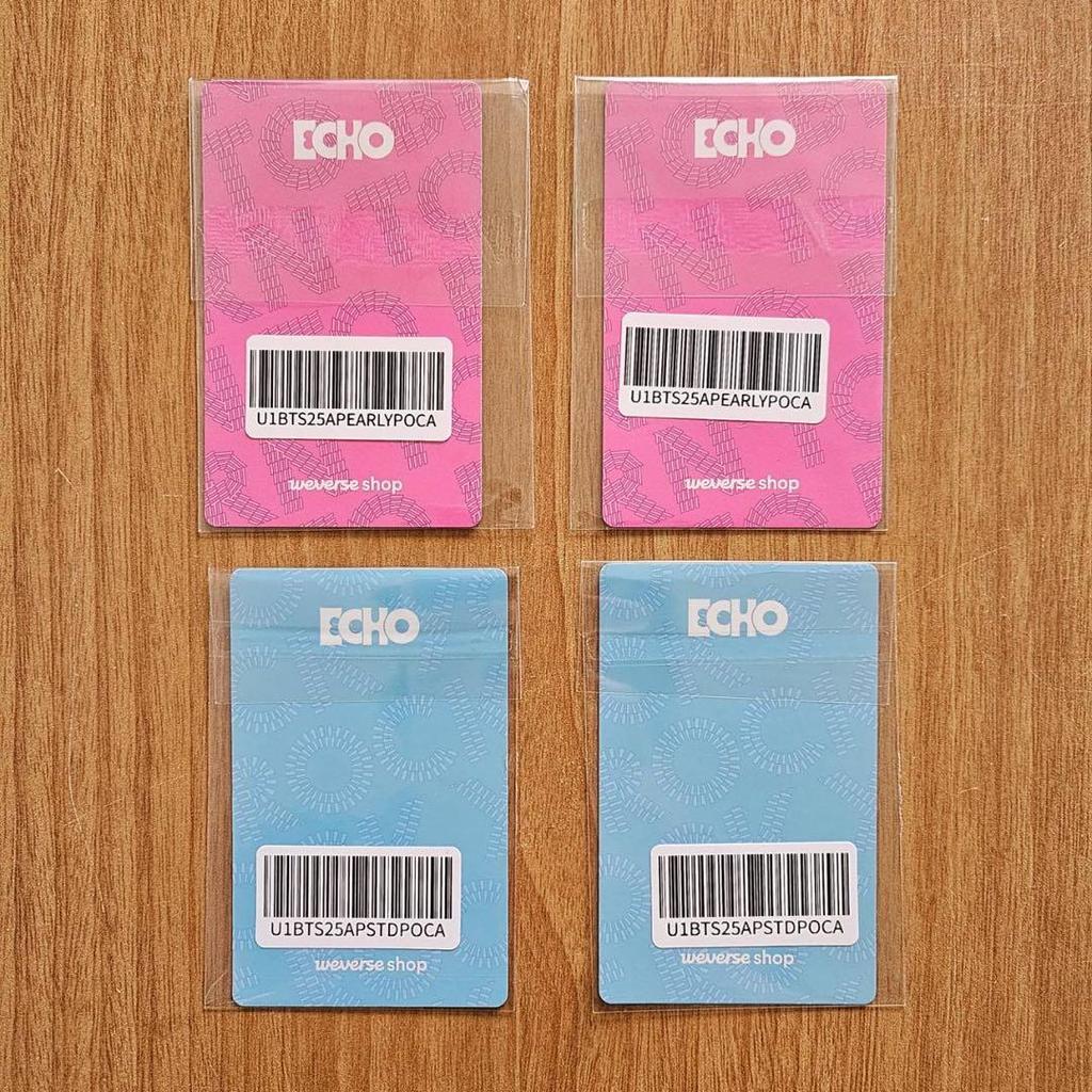 [USED] Complete Early Bird Bonus BTS Jin Echo Unreleased Trading Card