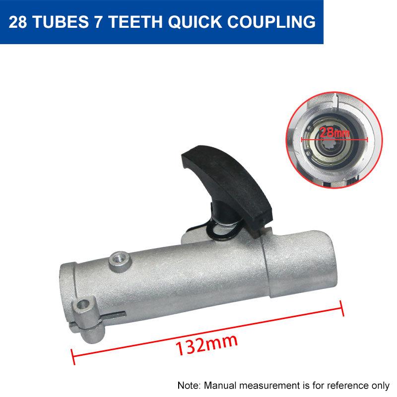 

Соединительный зажим вала, газонокосилка, ирригационная щетка, кусторез, аксессуары для кустореза, 26 мм/28 мм, 9/7 шлиц