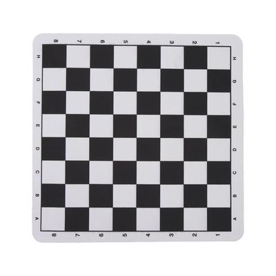 PU Deri Satranç Tahtası 24x23.6cm Yırtılmaya Dayanıklı Yıkanabilir Taşınabilir Uluslararası Satranç Mouse Pad