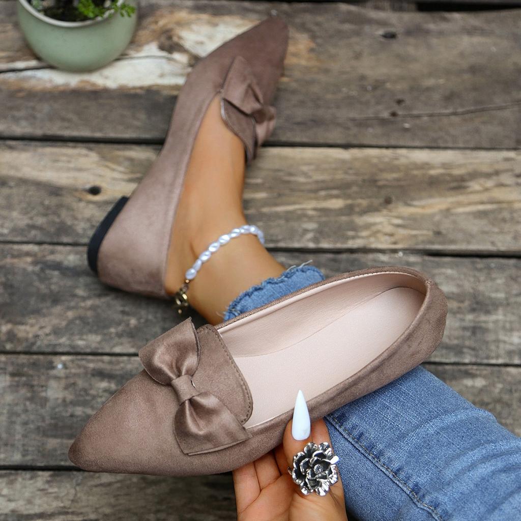 Women Flats 2024 New Spring Autumn Walking Pointed Top Loafers Shoes Shallow Comfortable Lolita Shoes Sneakers Zapatos De Mujer