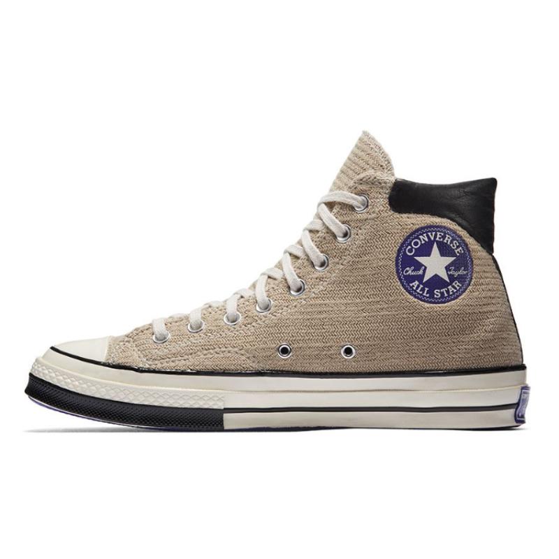 

CLOT x Converse 1970-е Повседневные Нескользящие Прочные Высокие Кроссовки для Мужчин и Женщин Хаки 39.5
