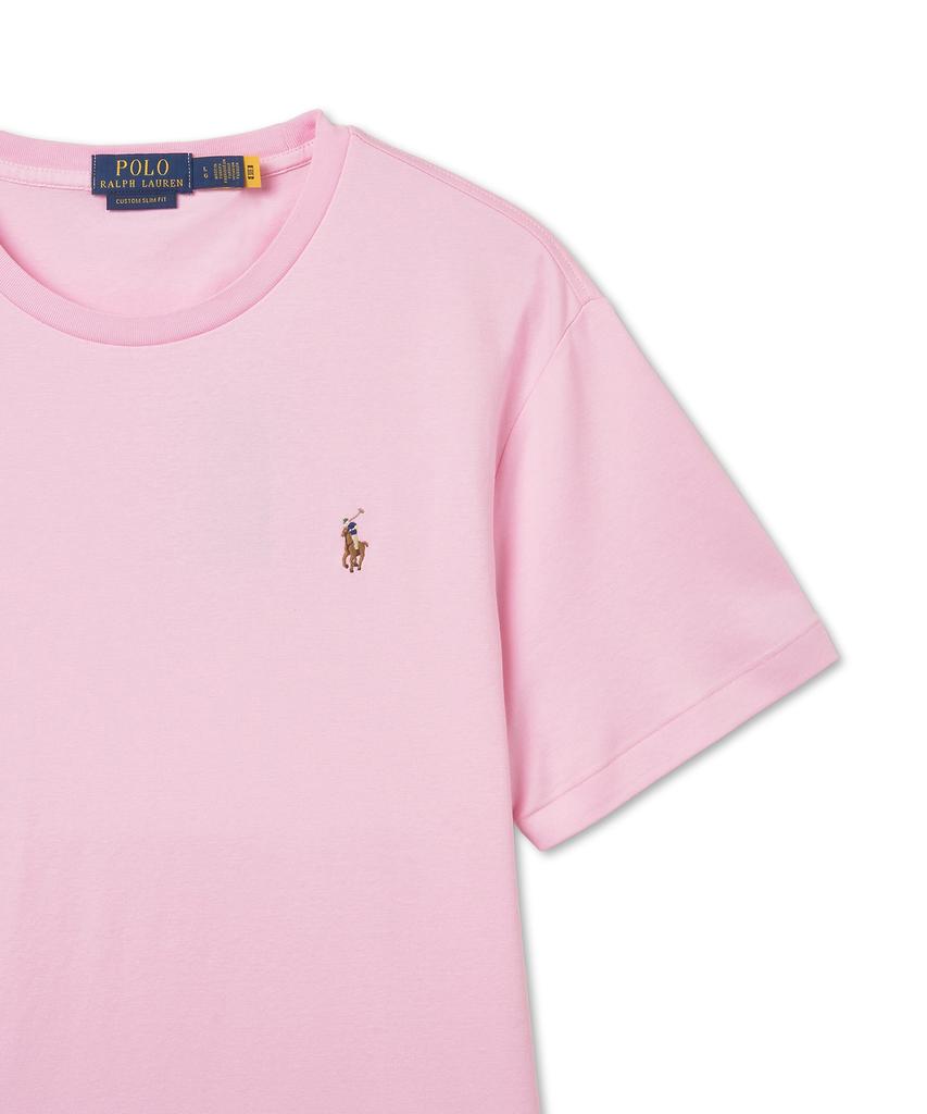 POLO RALPH LAUREN Custom Slim Soft Cotton T-Shirt - Rosa