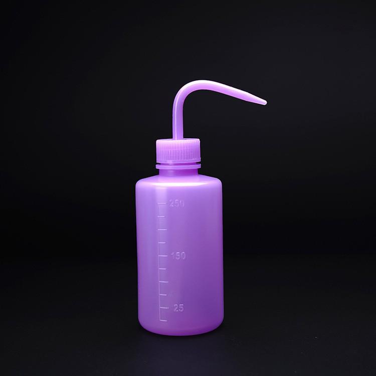 Leak-Proof Eyelash Cleaning Bottle with Bent Nozzle for Extensions