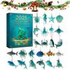 Marine Life Advent Calendar 2025 with 24 2D Flat Ocean Animals Decoration Christmas Advent Calendar for Christmas Tree Ornaments