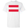 Austria European Flag Basic Cotton T-Shirt - White