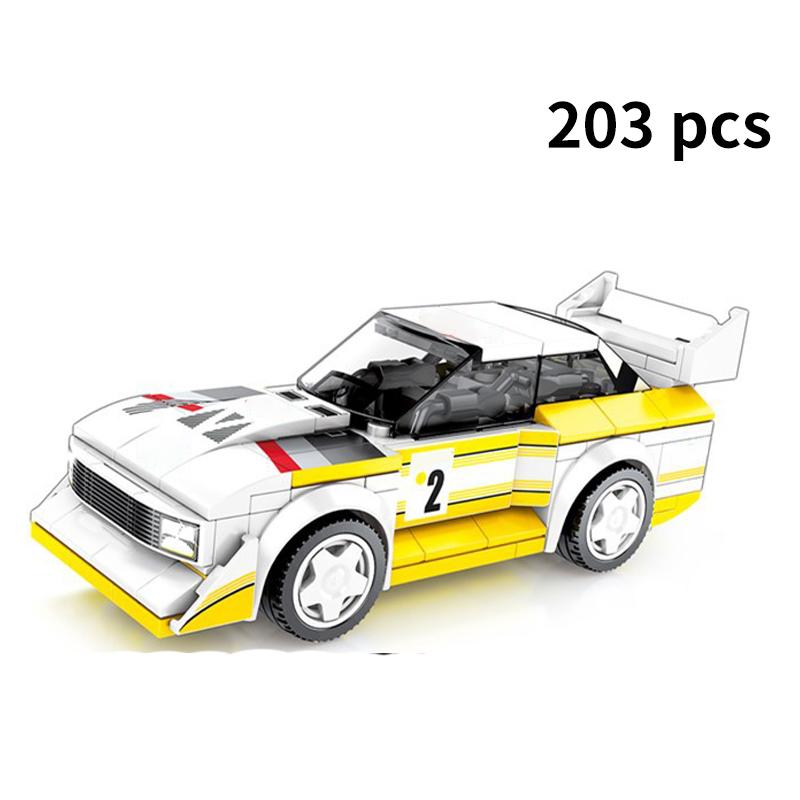 Speed Super Race Car Racing Rally Model Building Blocks Sports Kits City Classic Great Vehicle Kids Toys Technique