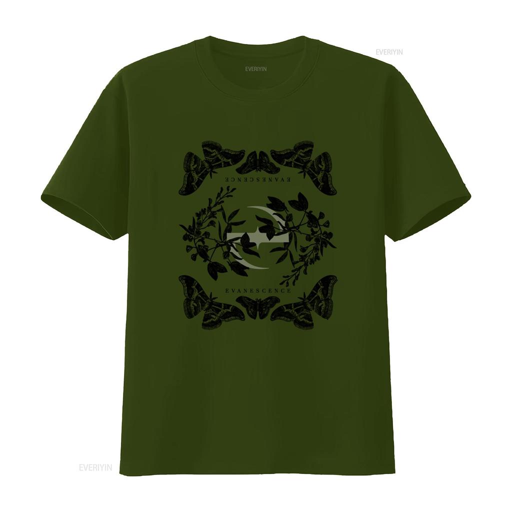 Evanescence Sweet Sacrifice Catocala Lacrymosa Moth Mens Rock T Shirt Merch vintage Washed Casual Soft Stylish graphic homme