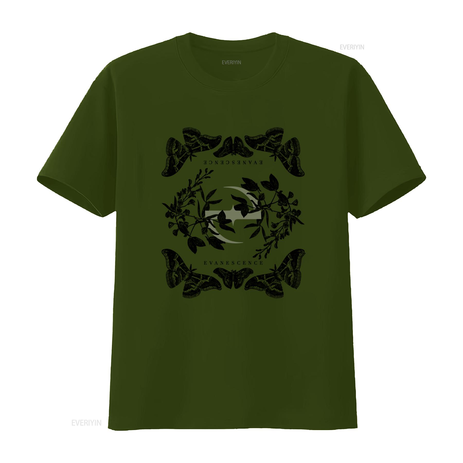 

Evanescence Sweet Sacrifice Catocala Lacrymosa Moth Mens Rock T Shirt Merch vintage Washed Casual Soft Stylish graphic homme 4XL
