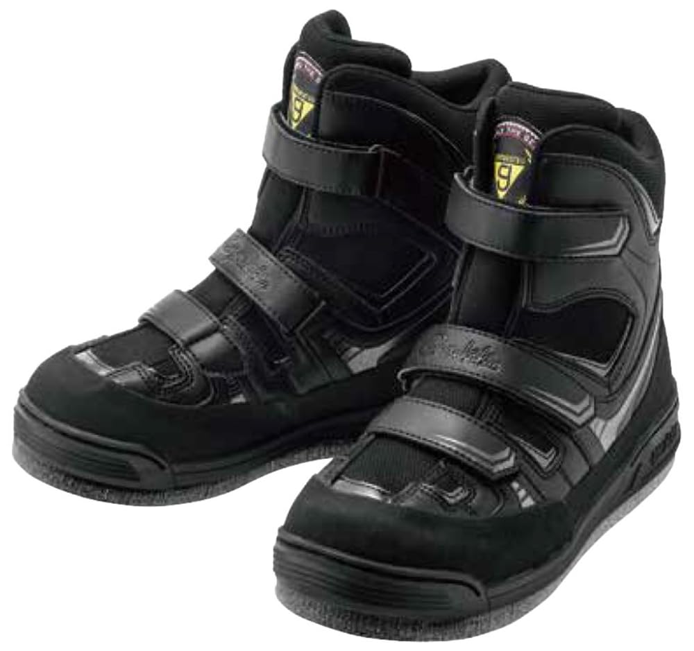 Gamakatsu Felt Spike Shoes GM4514 LL (Power Type) Black/Black