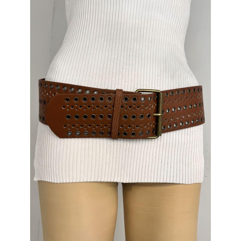 The New Rivet Punk Wide Belt Is A Stylish and Versatile Retro Belt That Is Both Stylish and Versatile