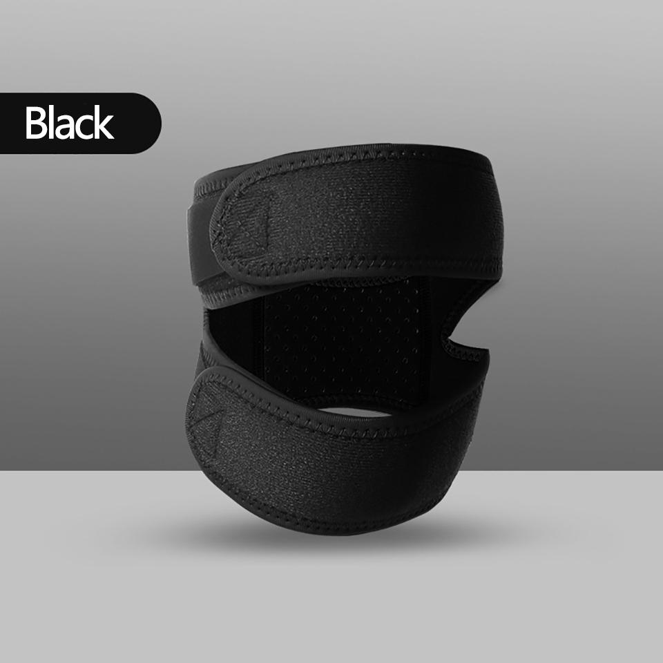 1PCS Adjustable Sports Kneepad Double Patellar Knee Patella Tendon Support Strap Brace Pad ProtectorOpen Knee Wrap Strap Band