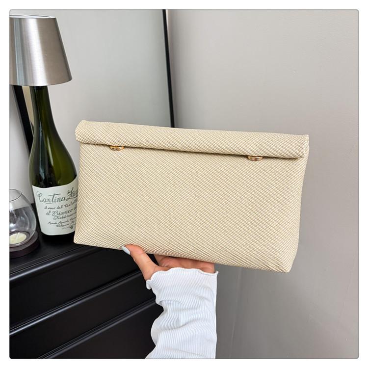 

Leisure Bag Stylish Large Capacity Hand-held Women s Bag бежевий