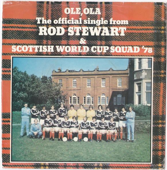 

7-дюймовая пластинка ROD STEWART THE SCOTTISH WORLD CU Ole Ola RIVA15 Riva 1978 UK Rock Б/у