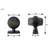 New 2PCS Double Red Amber LED Side Lights Truck Outline Lamp Trailer Side Marker Light Car Caravan Accessories LED Lamp Lighting