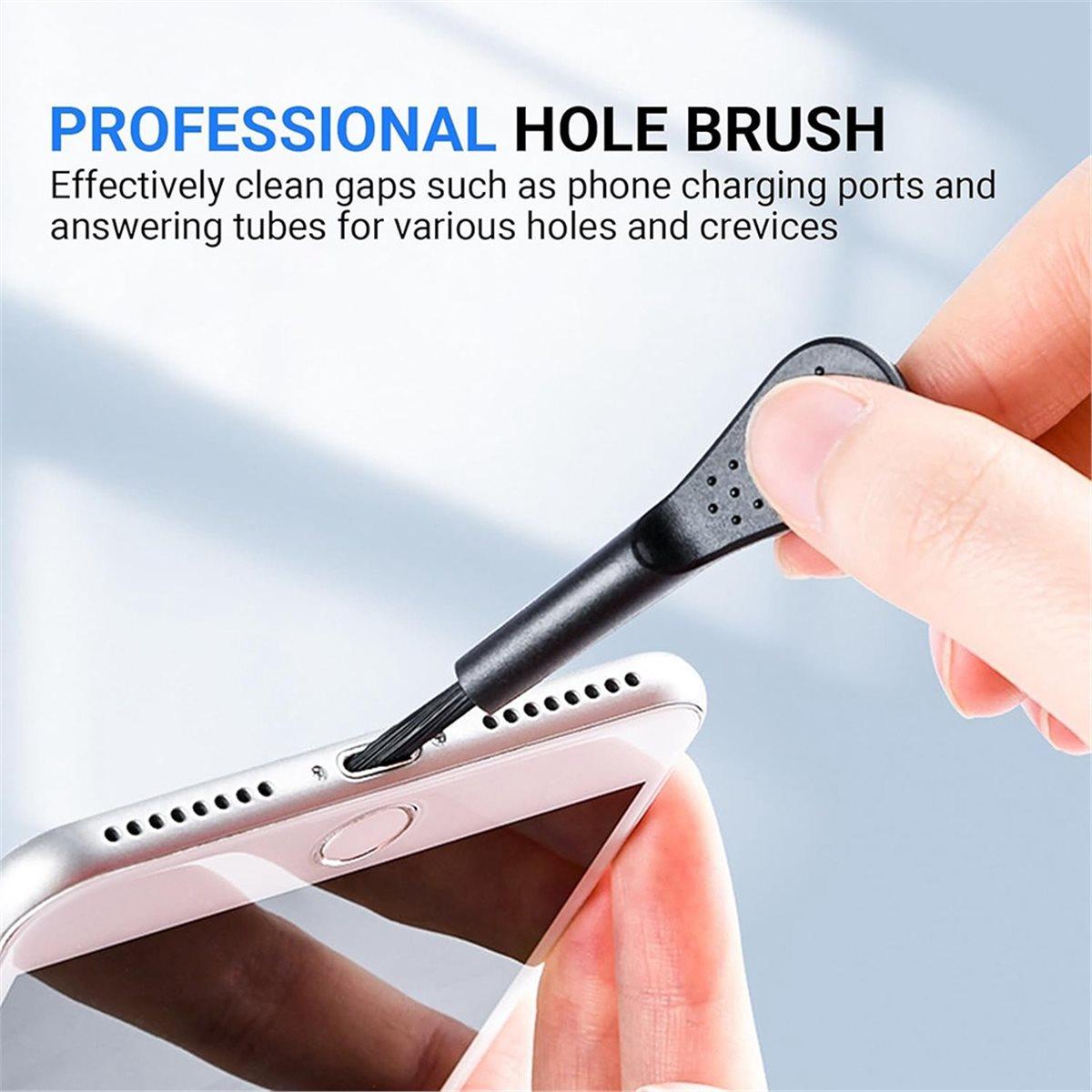 

Portable Phone Cleaner, Cleaning Kit for USB-C Ports, Ports and Speakers, 12 Anti-Dust Brushes and Foam Tips China Mainland