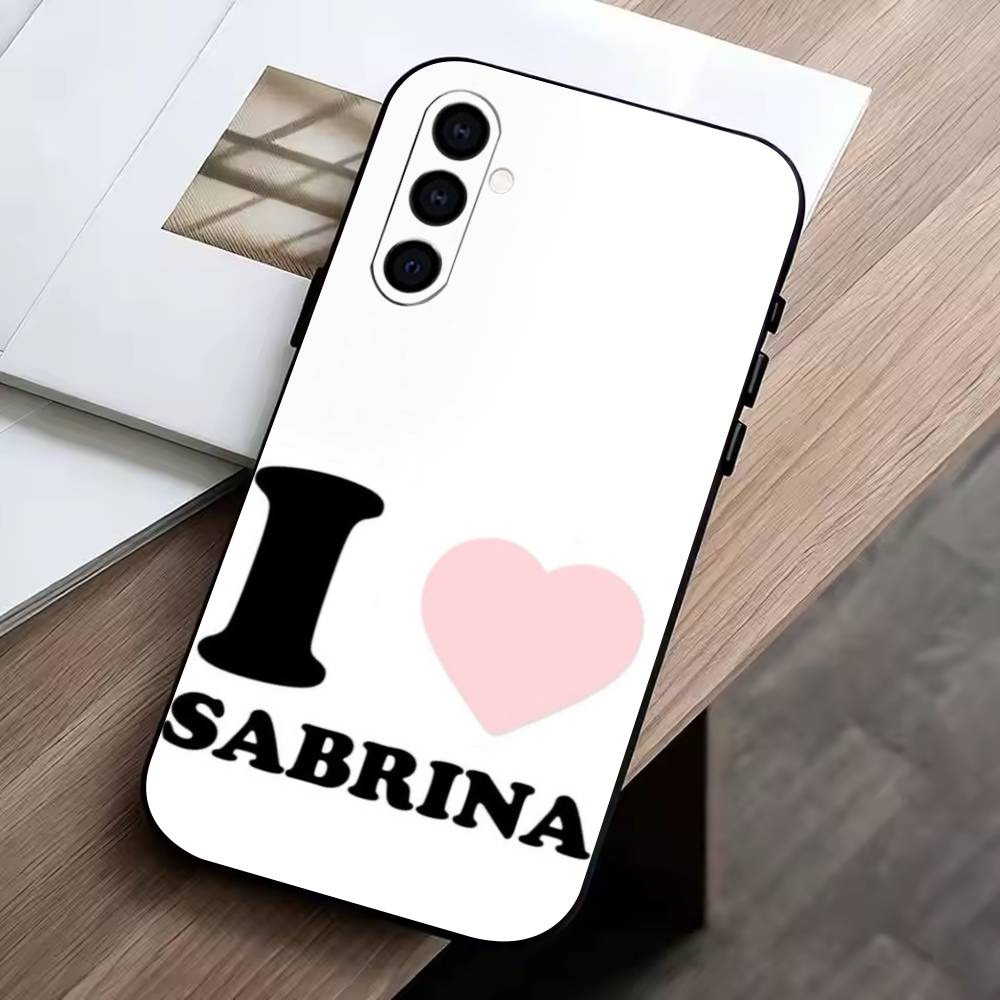 

edgy girl S-Sabrina Carpenter Phone Case For Samsung Galaxy A73,A72,A71,A70,A53,A52,A51,Others Soft Black Cover Samsung a11