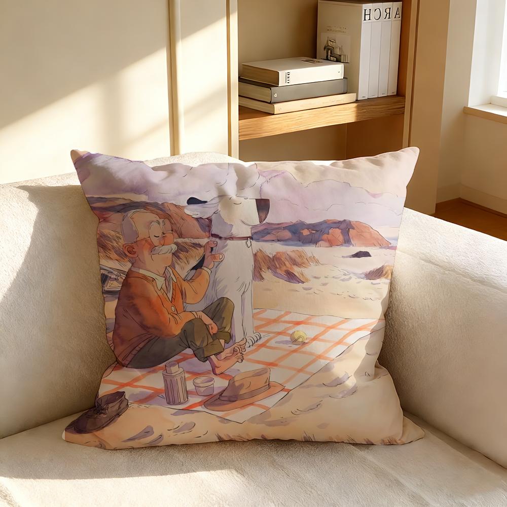 Cushion Cover Cushion Cover, Soft Washable Linen Pillowcase, Multi-Scene For Sofa, Bedroom And Office. S-Sveta Ovinnova