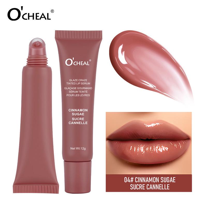 O CHEAL Сыворотка для губ с блеском Frenzy Tinted Lip Serum: Увлажняющий блеск для губ в мягкой тубе-дозаторе. 12g