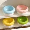 Cute Donut Shape Ceramic Pet Bowl Elevated Cat Bowl Protects Cervical Vertebrae Pet Supplies