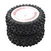 2x RC Tire Car Part Accessory Replacement Front Wheel Tyre Tires for Wltoys,
