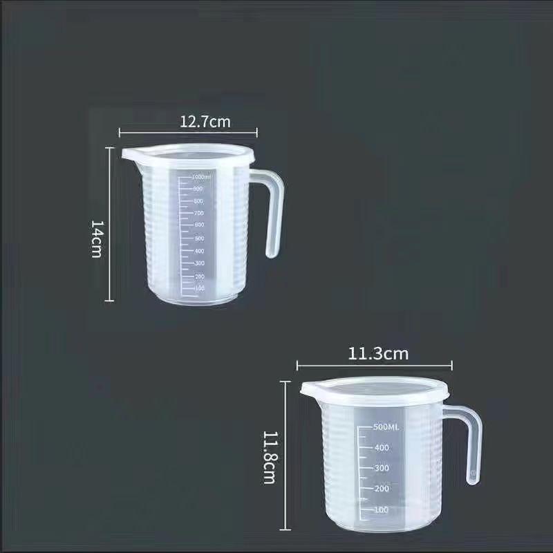 5000 ml Messbecher mit Graduierung und Deckel – Komplettes Set für Milchtee-Shops und den Heimgebrauch
