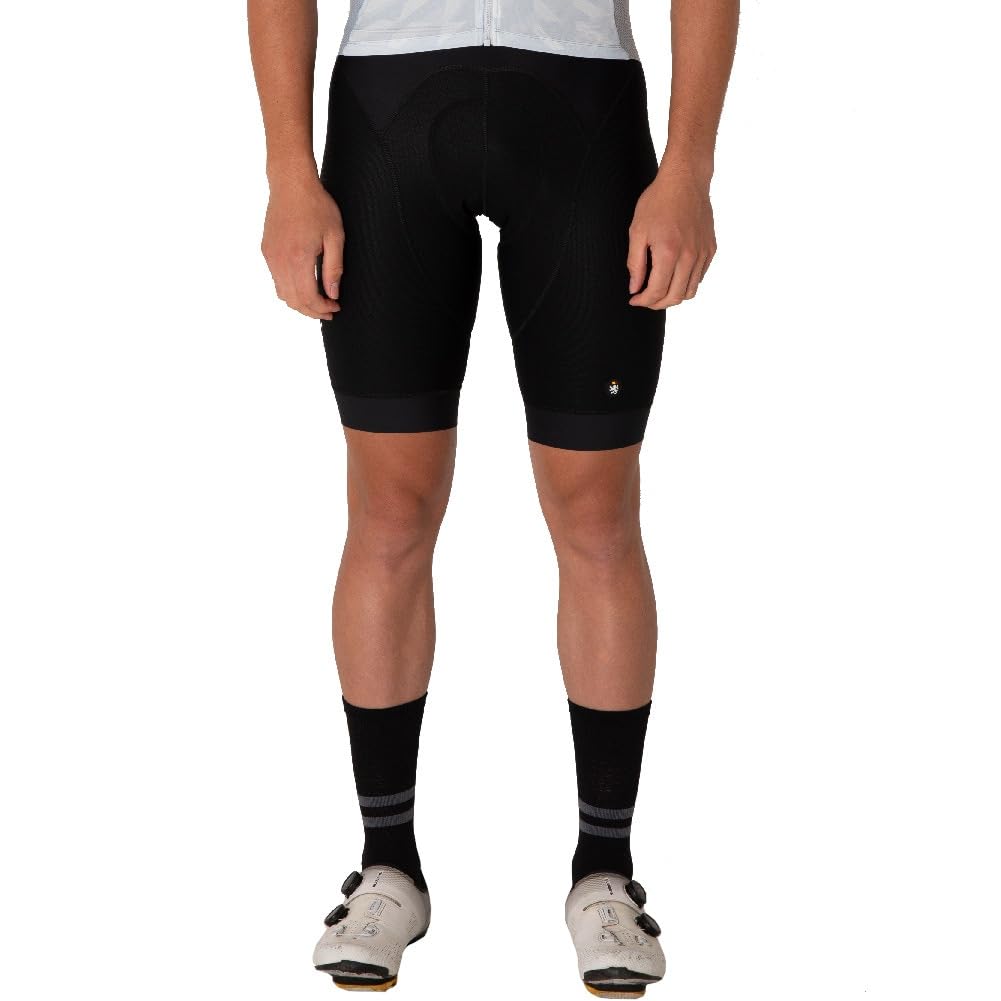 Lion de Kapelmuur Cycling Bib Classico Gold Pad Shorts, II,