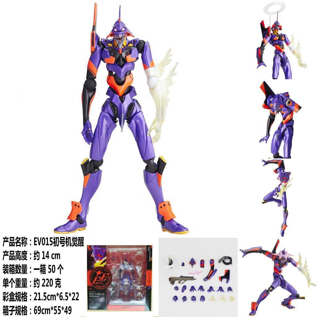 

Анимация Фигурка ЕВА EVANGELION-01 Пробуждение Производства Аксессуары для Сборки Миниатюрная Игрушка Подарок Коллекционер 16СМ Фигурка Действия Фиолетовое Тело With box