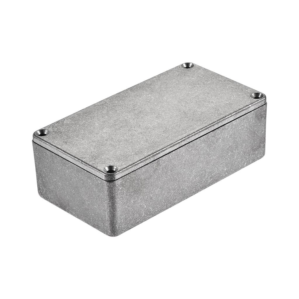 Uxcell Stomp Box Pouzdro na kytarový pedál Efekt Box Pouzdro Stomp Hliník 122 mm x 66 mm x 39,5 mm