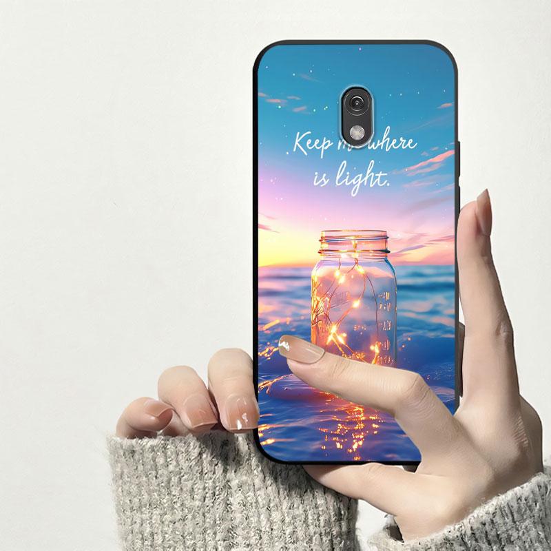 Protezione Per Nokia 215 4G Custodia Per Nokia 225 4G Antiurto Morbido Silicone Cover Posteriore TPU Custodia per Telefono Fiore Gatto Antipolvere Bumper