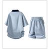 Men's 2026 Summer Casual Polo Shirt & Shorts Set - Youth Sports Style