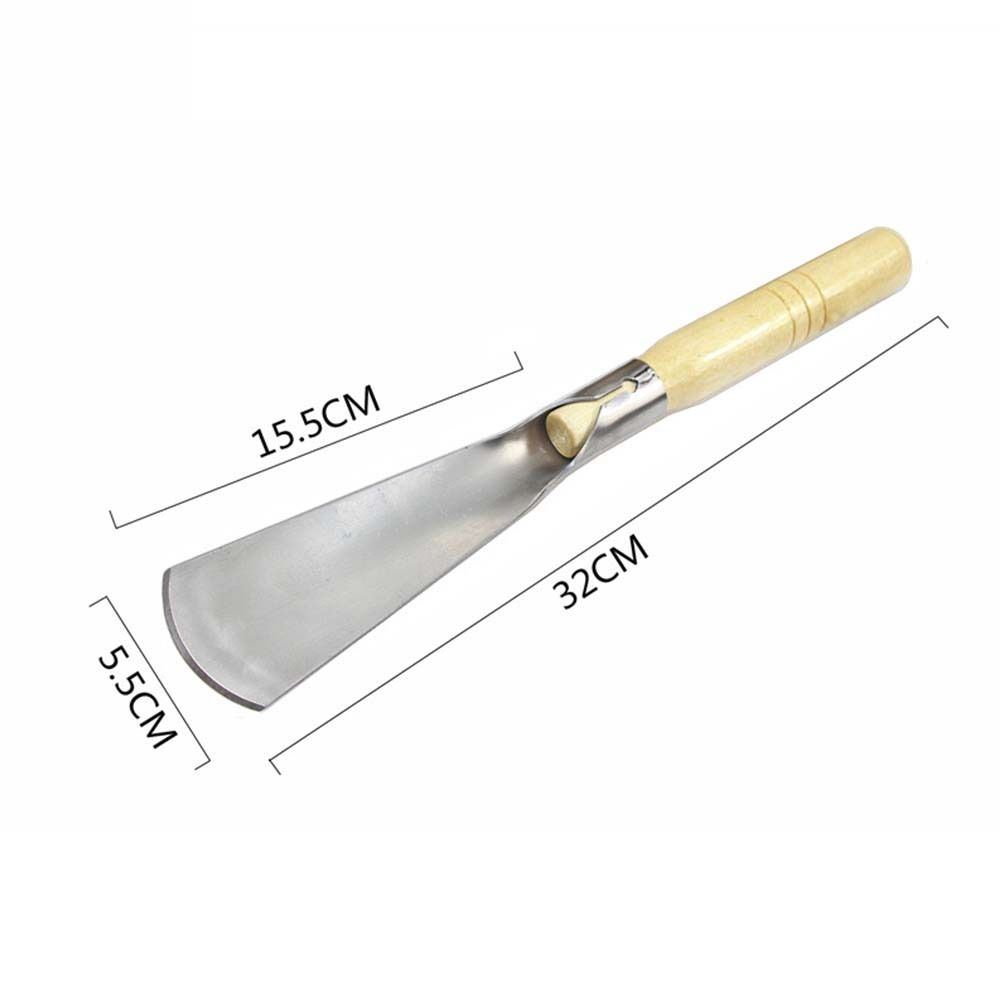 Household Manganese Steel Garden Shovel Wooden Handle Outdoor Planting Shovel Pointed Shovel Flat Shovel Garden