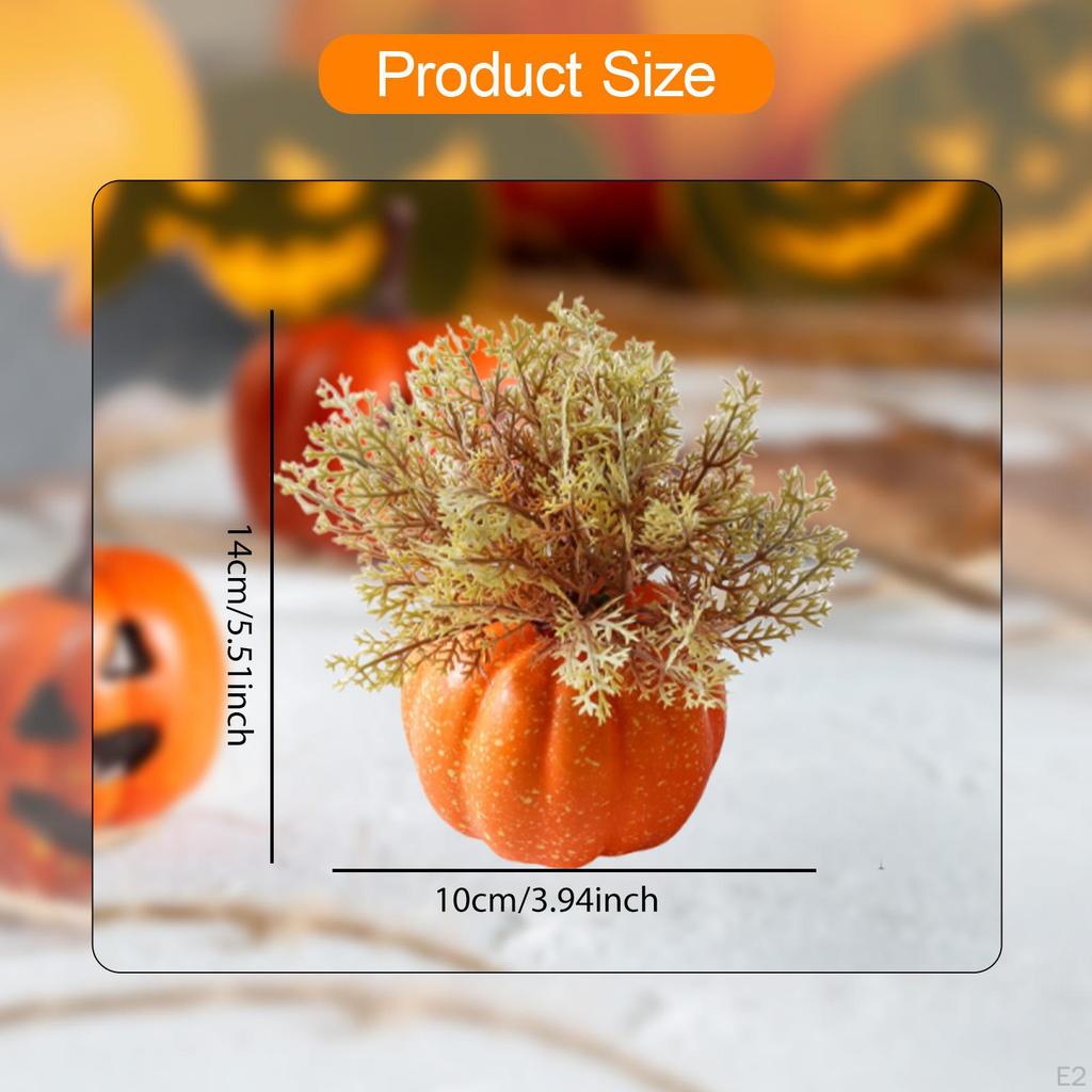 Artificial Pumpkin Table Centerpiece Thanksgiving Decoration Decorative Tabletop Ornament for