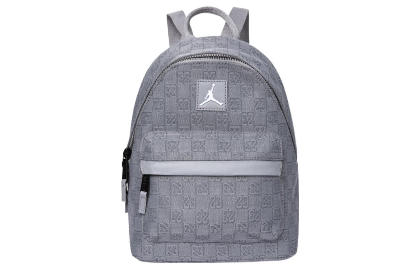 Jordan Полиэстеровый рюкзак Маленький Унисекс Бетонно-серый JD2313004TD-004