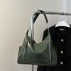 Stylish Vintage Pu Tote Bag For Women Large Capacity Shoulder Handbag With Zipper