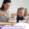 Semi Automatic Whisk Semi Automatic Hand Push Mixer Stirrer Wooden Handle Rotating Semi-Automatic Eggbeater For Whisking