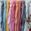 Double Layer Bamboo Cotton Muslin Swaddle Blanket for Newborns