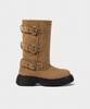 Khiho Portrel Fur Boots Beige