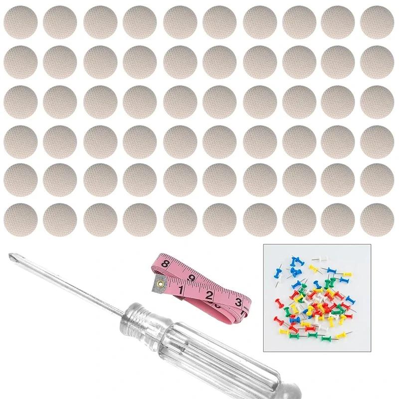 

60 шт. комплект для ремонта потолка, заклепки для ремонта крыши, монтажный инструмент для крепления аксессуаров для салона автомобиля, провисание потолка