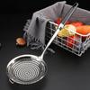 304 Stainless Steel Large Colander Oil Filter Kitchen Oil Frying Skimmer with Long Handle Noodles Food Sieve Cooking Tools