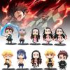 10pcs Slayer Demon Character Toy Doll Pvc Model Desktop Decoration Gift Childred