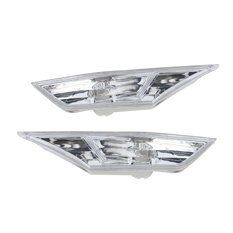 1 Pair Lens Front Bumper Side Marker Light Lamp Housing Fit for Honda for Civic 2016-2021 Sedan Coupe Hatchback Car Replacement Auto Parts