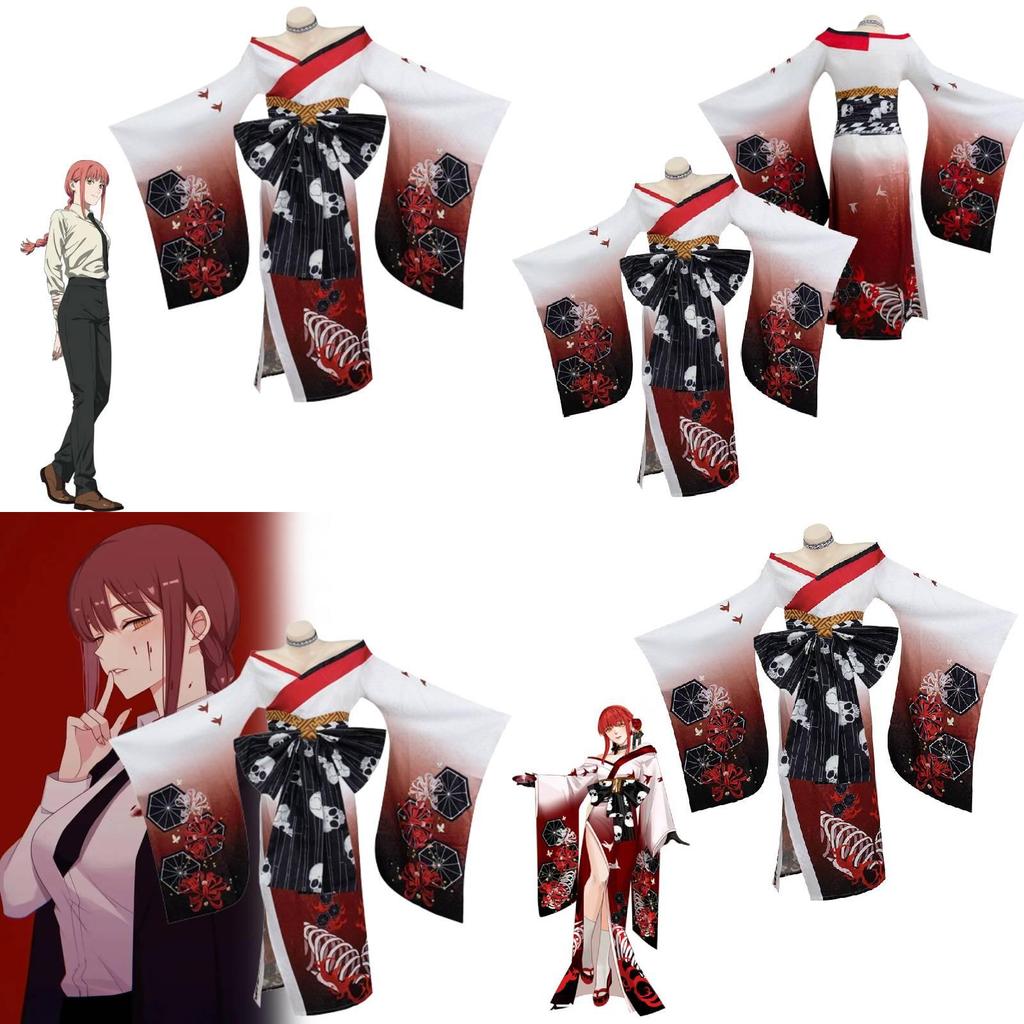 Charming Makima Power Cosplay Costume Traditional Japanese Style Soft And Comfortable