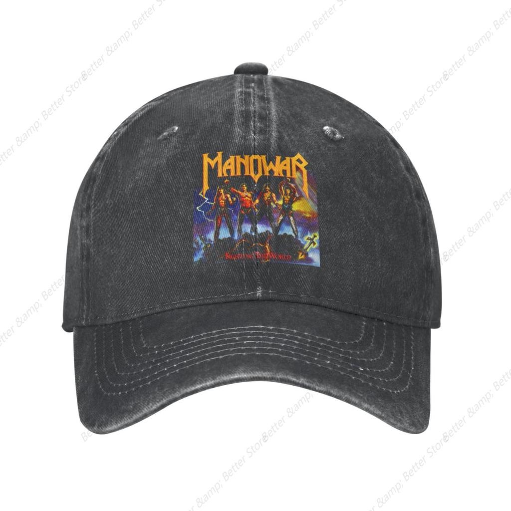 Manowars Band Jeans Summer Dad Baseball Cap Vintage Cowboy Hats Bone Washed Caps