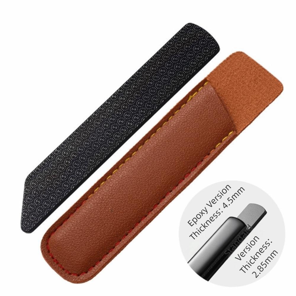 

Exfoliation Remove Calluses Dead Skin on Hands Foot Board File Pedicure for Manicure Tools Leather Box