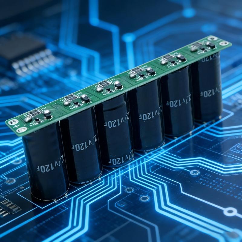 16V20F Super Capacitors Bank with Balanced Protections Circuit Ensuring Safe High Current Applications and Extended Service Life
